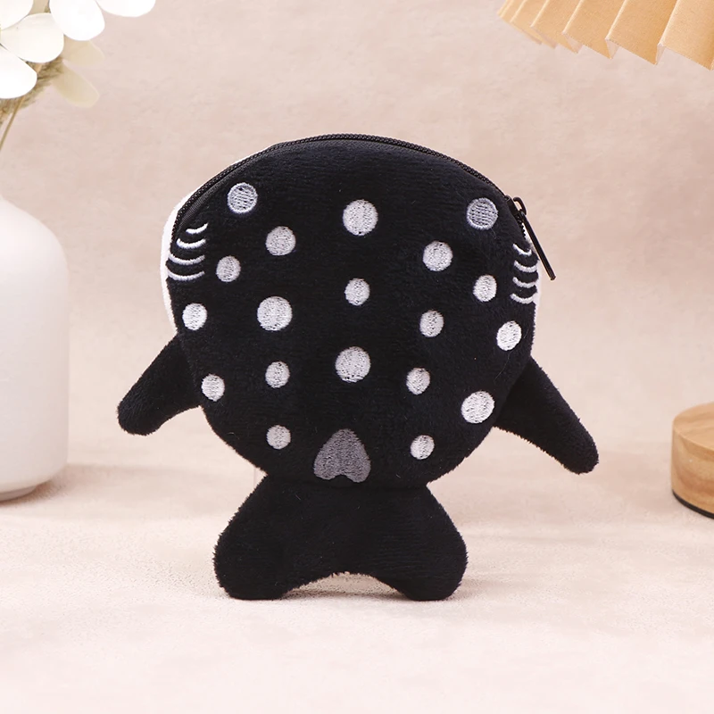 Pluszowy piórnik rekin Kawaii na przybory szkolne Jasnożółty