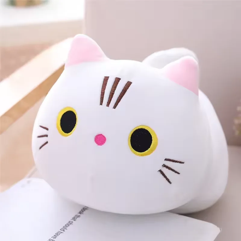 Pluszowy śpiący kotek - maskotka 25-50 cm Biały