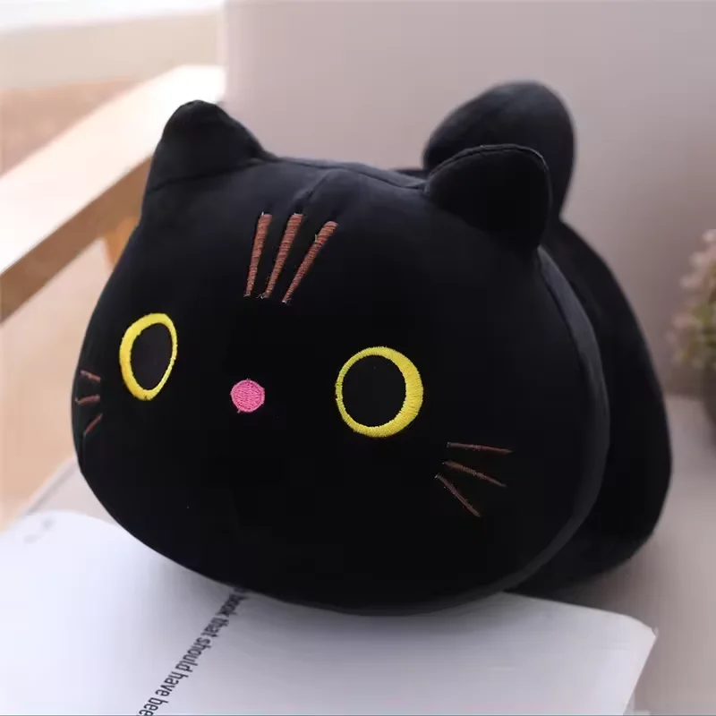 Pluszowy śpiący kotek - maskotka 25-50 cm Czarny