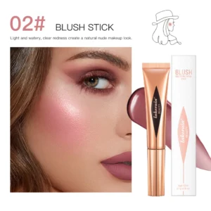 Płynny bronzer do twarzy z aplikatorem w sztyfcie — kontur i rozświetlenie Jasnozielony