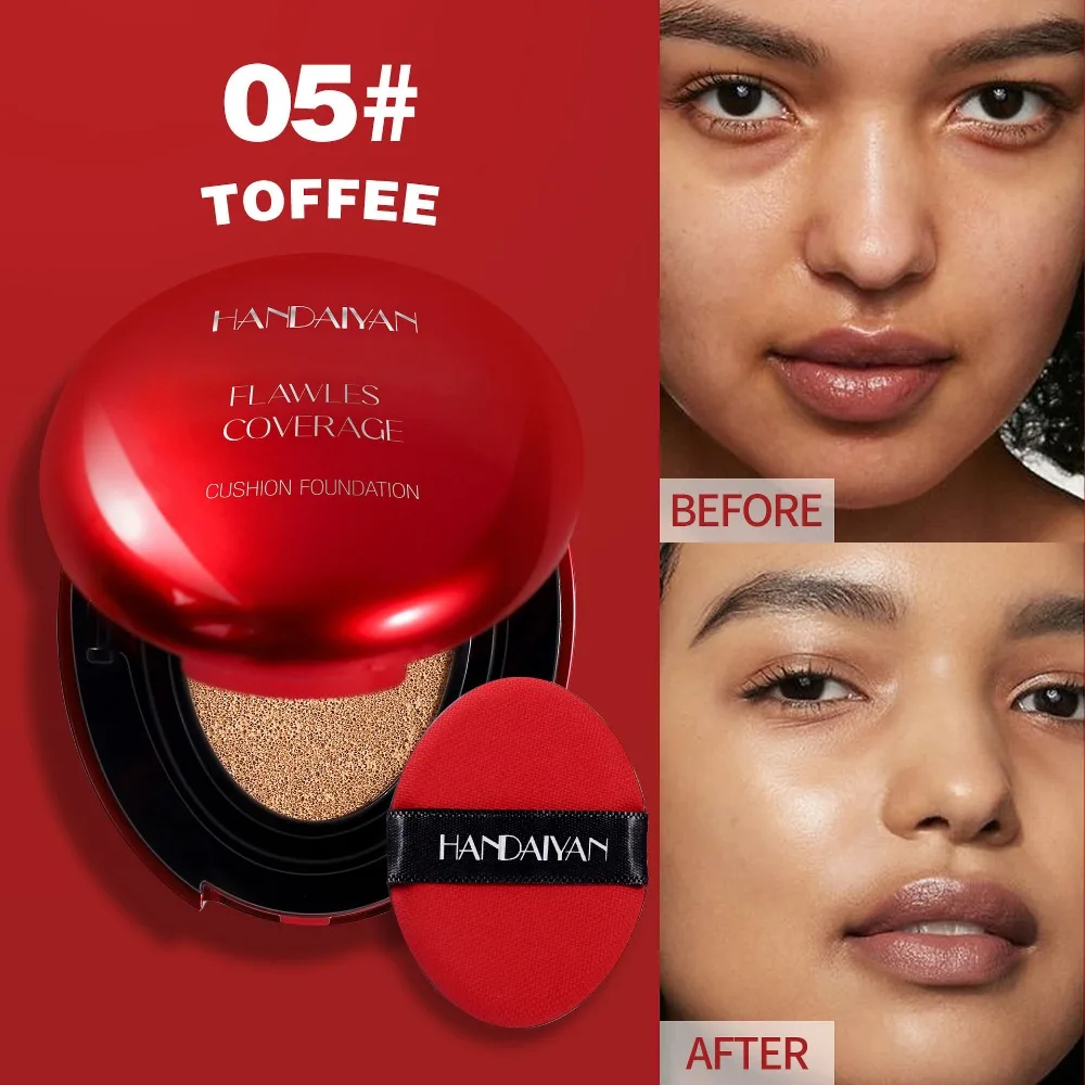 Podkład w poduszce nawilżający lekki koreański cushion foundation Jasnoszary
