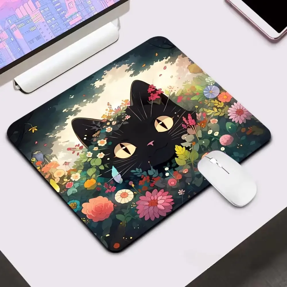 Podkładka pod mysz z kotem Starry Cat Niebieski
