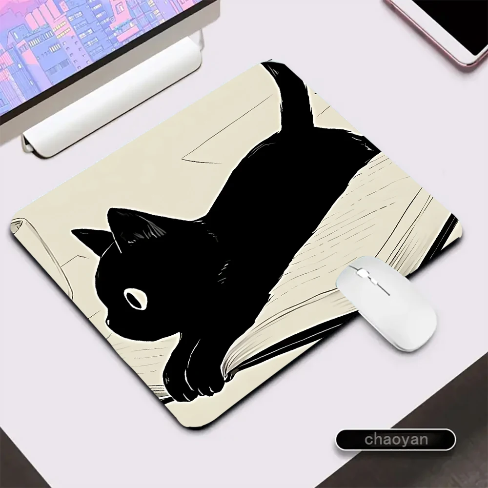 Podkładka pod mysz z kotem Starry Cat żółty