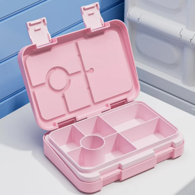 Pojemnik bento z przegródkami dla dzieci, 1000 ml Pomarańczowy
