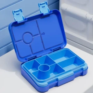 Pojemnik bento z przegródkami dla dzieci, 1000 ml Srebrny