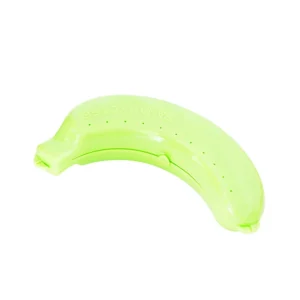 Pojemnik na banana podróżny - ochronny futerał na owoce Zielony