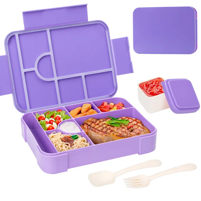 Pojemnik na lunch 1100 ml Tritan, szczelny, do mikrofalówki Różowe złoto