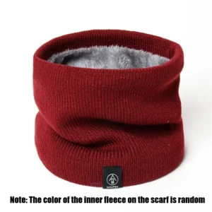 Polarowy ocieplacz na szyję i twarz unisex Czerwony