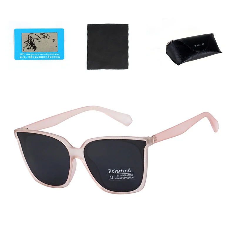 Polaryzacyjne okulary przeciwsłoneczne męskie UV400 6007 pinkwithbox