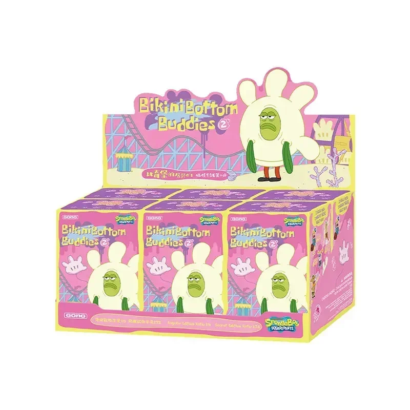 POP MART Bikini Bottom Buddies seria 2 – pluszak w blind boxie 6 blind boxes