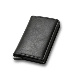 Portfel RFID slim z ochroną kart – minimalistyczny portfelik unisex Beżowy