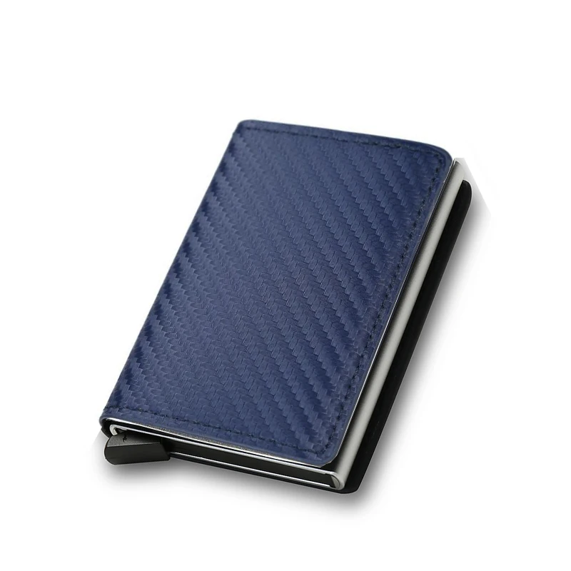 Portfel RFID slim z ochroną kart – minimalistyczny portfelik unisex Zielony