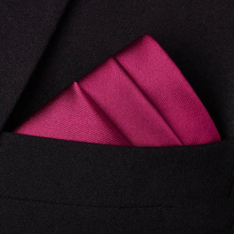 Poszetka do garnituru japonka – elegancka chusteczka biznesowa i weselna Fioletowy