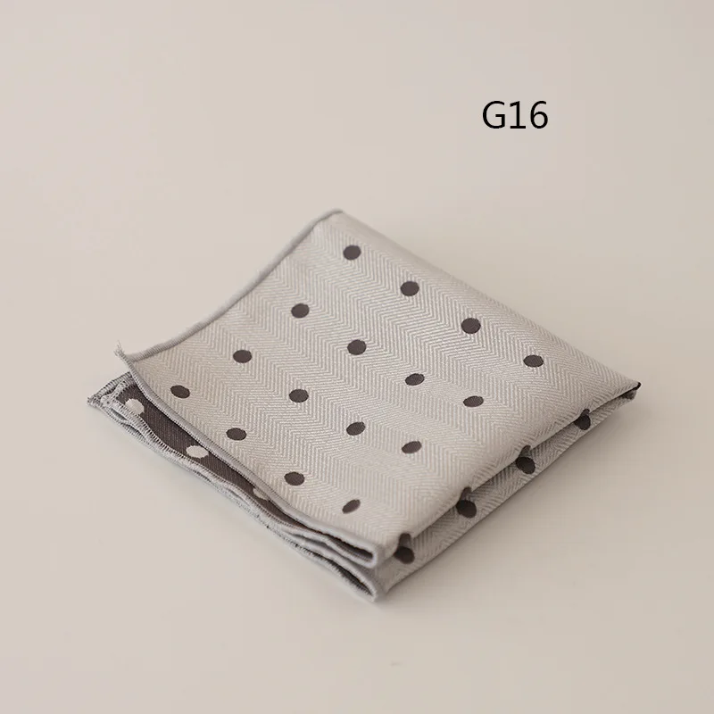 Poszetka z nadrukiem konia i wzorem Polka Dot do garnituru Pomarańczowy