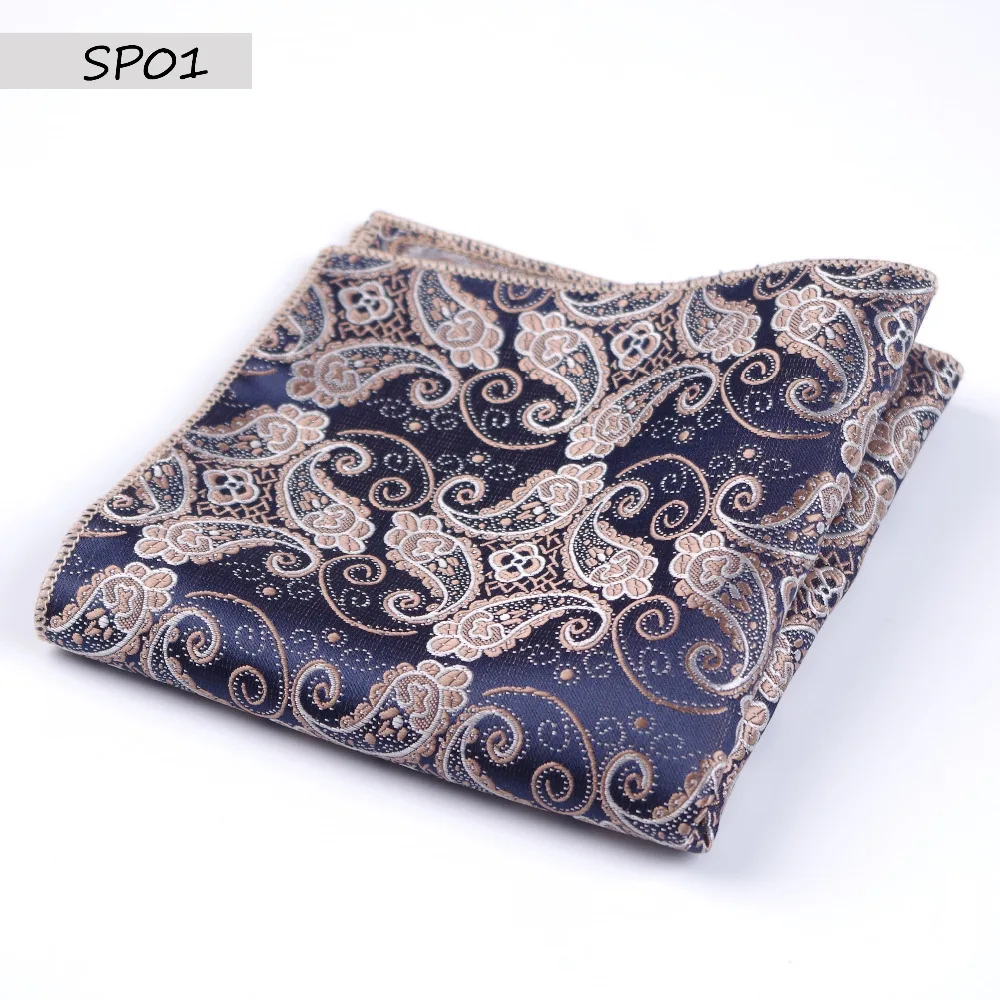 Poszetka vintage paisley z jedwabiu – luksusowa ozdoba garnituru w stylu brytyjskim Biały
