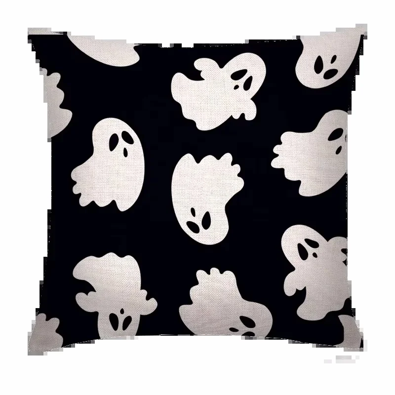 Poszewki na poduszki Halloween dynia i kot, 4 szt. Kolba