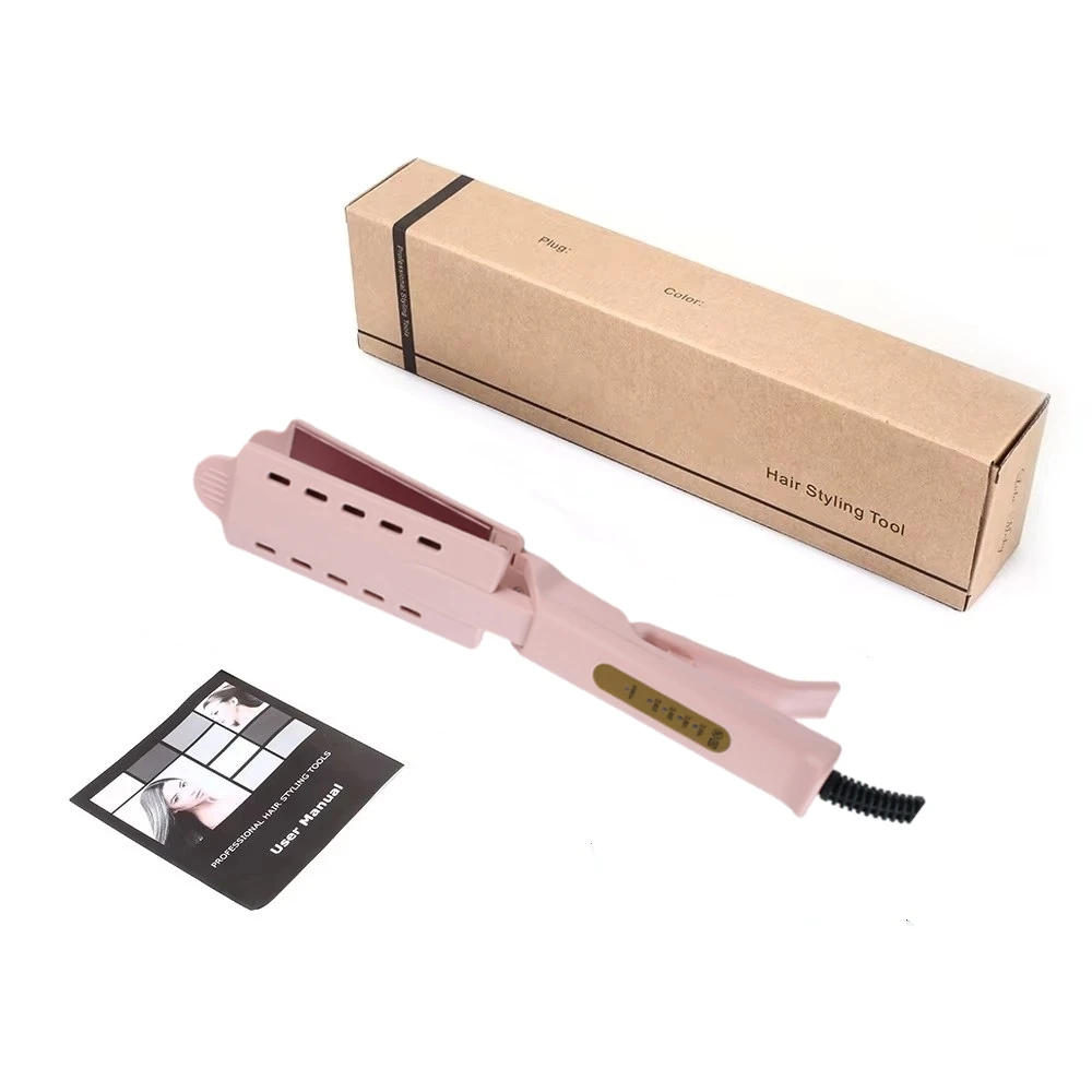 Prostownica ceramiczna do włosów z poszerzonymi płytkami With box