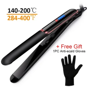 Prostownica do włosów z jonizacją i regulacją temperatury Czarny