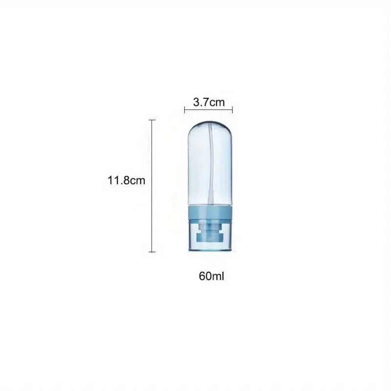 Przenośna butelka z atomizerem do podróży — 30–100 ml Jasnoszary