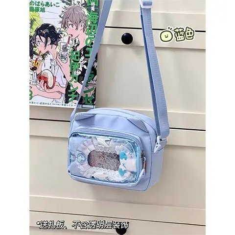 Przezroczysta torebka ita bag na telefon - crossbody Niebieski