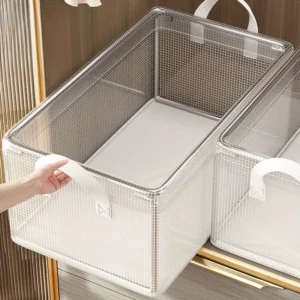 Przezroczyste pudełko do przechowywania PVC - kosz na bieliznę Transparent