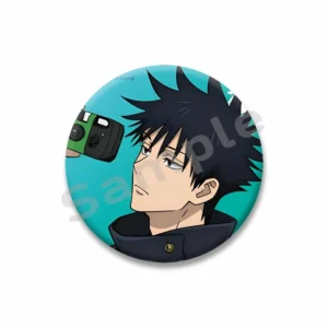 Przypinka anime Megumi Fushiguro, broszka akrylowa 58mm
