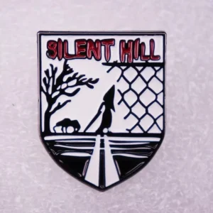 Przypinka Silent Hill – metalowa odznaka dla fana horroru 1