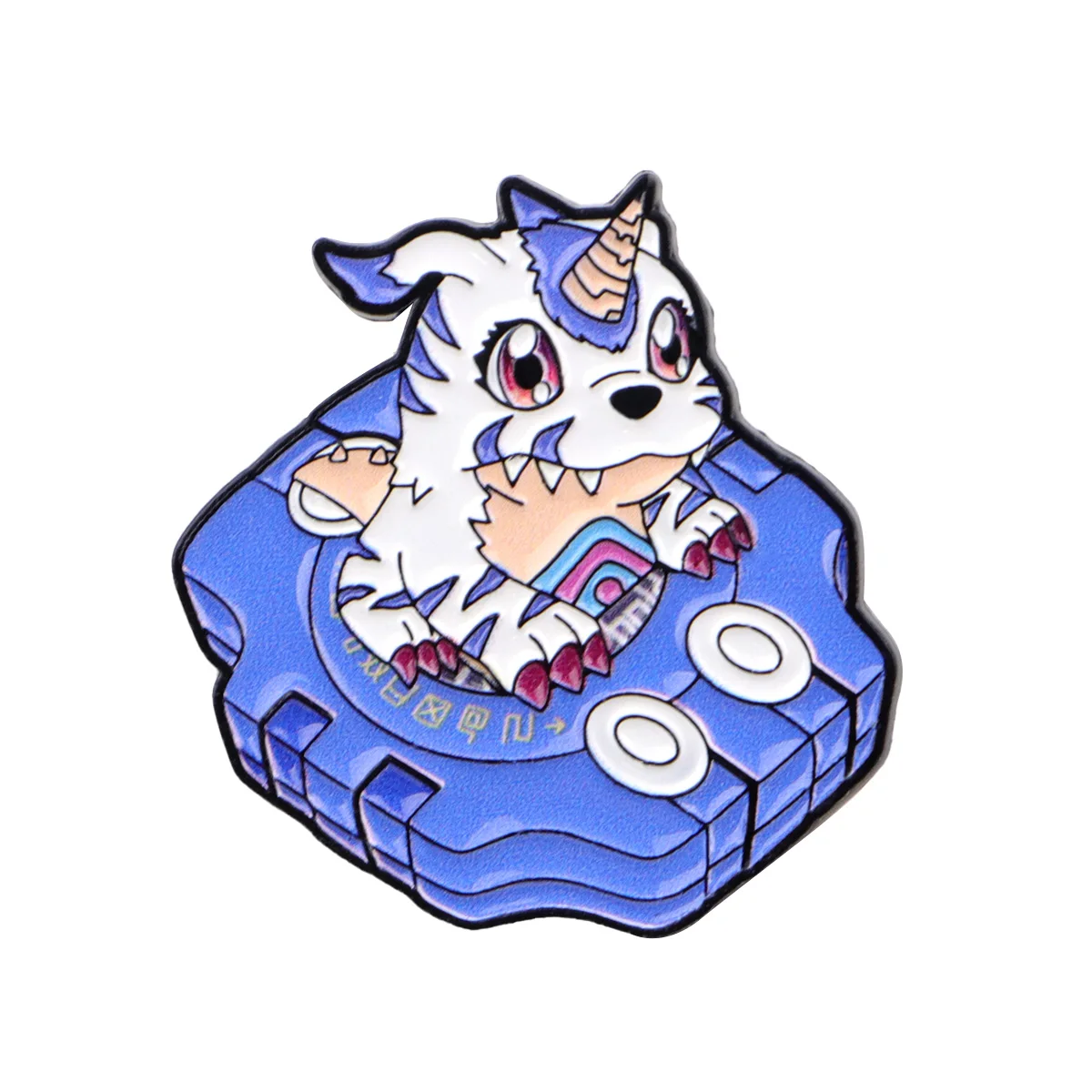 Przypinki anime Digimon - zestaw kolekcjonerskich pinów do plecaka i czapki 4