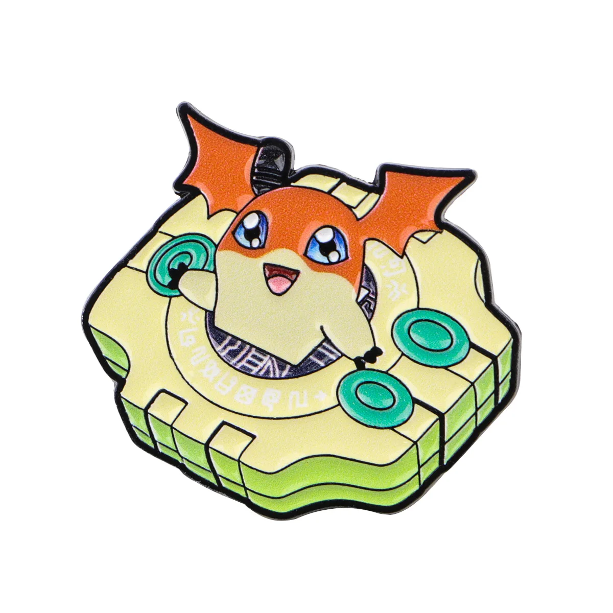 Przypinki anime Digimon - zestaw kolekcjonerskich pinów do plecaka i czapki 5