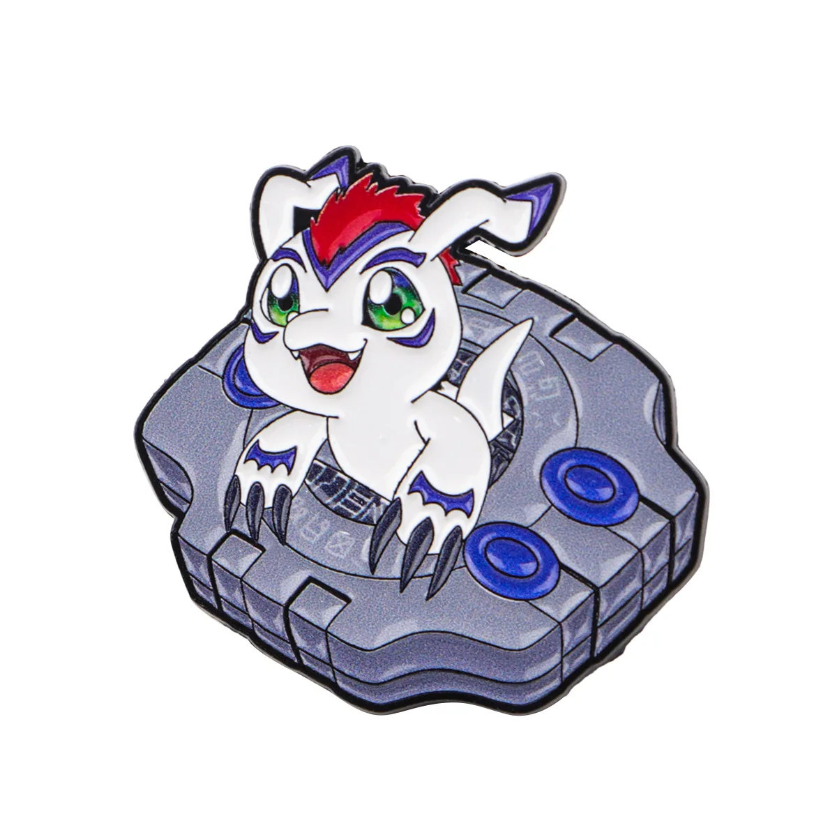 Przypinki anime Digimon - zestaw kolekcjonerskich pinów do plecaka i czapki 7