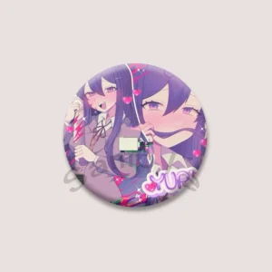 Przypinki kolekcjonerskie Doki Doki Literature Club 75 mm