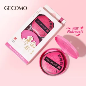 Puszek do pudru Marshmallow w kształcie kropli - gąbka do makijażu Biały