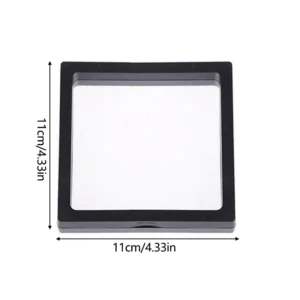 Ramka 3D na suszone kwiaty - przezroczysty shadow box na pamiątki 11x11cm