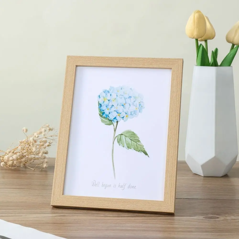 Ramka na zdjęcia do zawieszenia lub postawienia - 10x15, 15x20, 20x25 cm Brązowy