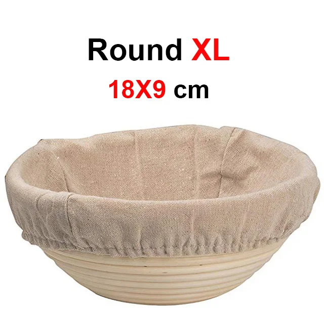 Rattanowy koszyk do wyrastania chleba owalny banneton Khaki