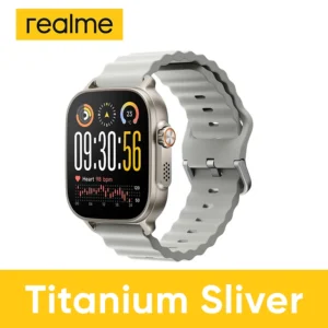 realme Watch 5 – smartwatch z GPS, NFC i ekranem AMOLED Srebrny