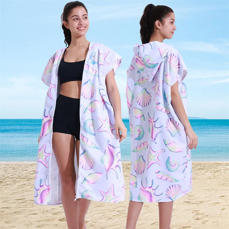 Ręcznik plażowy z kapturem dla maluchów mężczyzn i kobiet unisex żółty