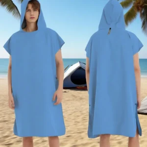 Ręcznik szlafrok z kapturem z mikrofibry kąpiel plaża podróż Wielo