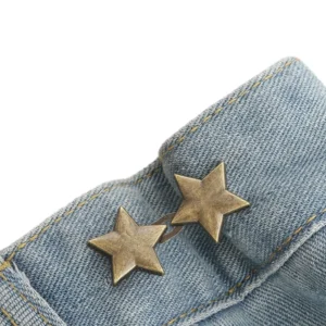 Regulowana klamra do spodni - napinacz talii do jeansów, zestaw Fioletowy