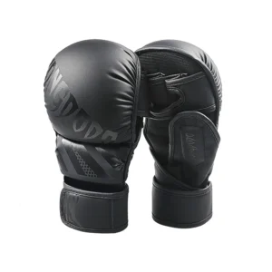 Rękawice do MMA i Muay Thai z odkrytymi palcami Czarny