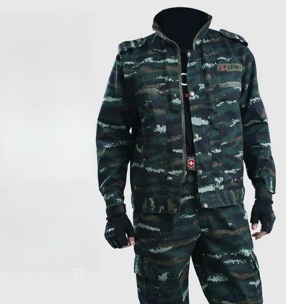 Roboczy komplet moro - bluza i spodnie ochronne dla pań i panów Style5
