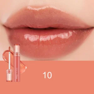rom&nd Glasting Color Gloss — koreański błyszczyk z efektem 3D lustra żółty