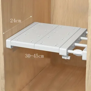 Rozsuwana półka organizer do szafki bez wiercenia 30-45cm
