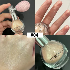 Rozświetlacz do ciała w sprayu z brokatem - diamentowy puder Khaki
