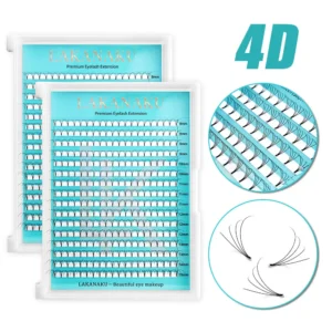 Rzęsy Volume Fans kaszmirowe matowe do przedłużania 3D 4D 5D 6D Szczotkowany mosiądz