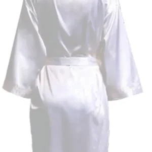 Satynowy szlafrok kimono dla panny młodej i druhny As the photo show