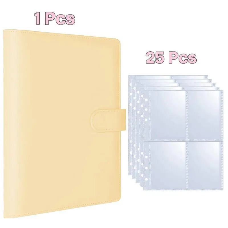 Segregator A5 na 6 ringów z eko-skóry - planer Fioletowy