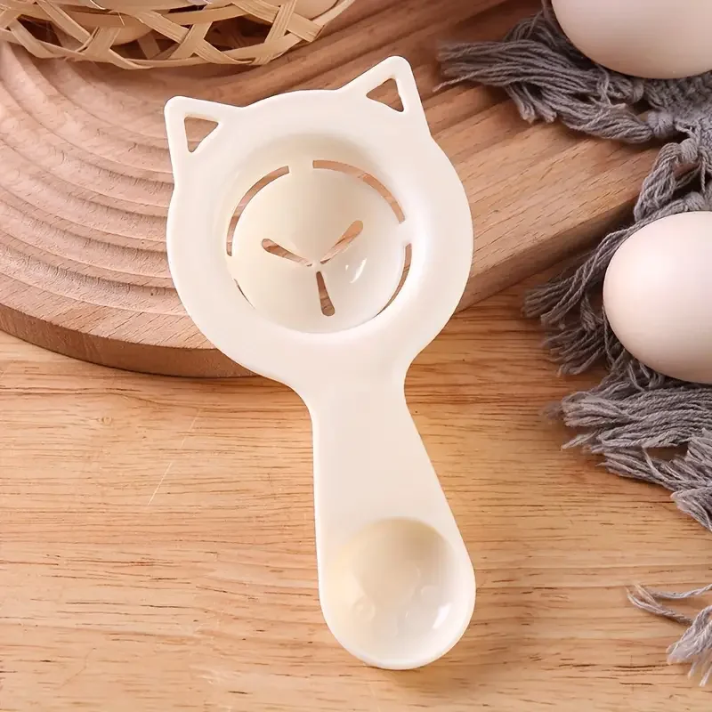 Separator do jajek z miarką Kot 2w1 Czerwony