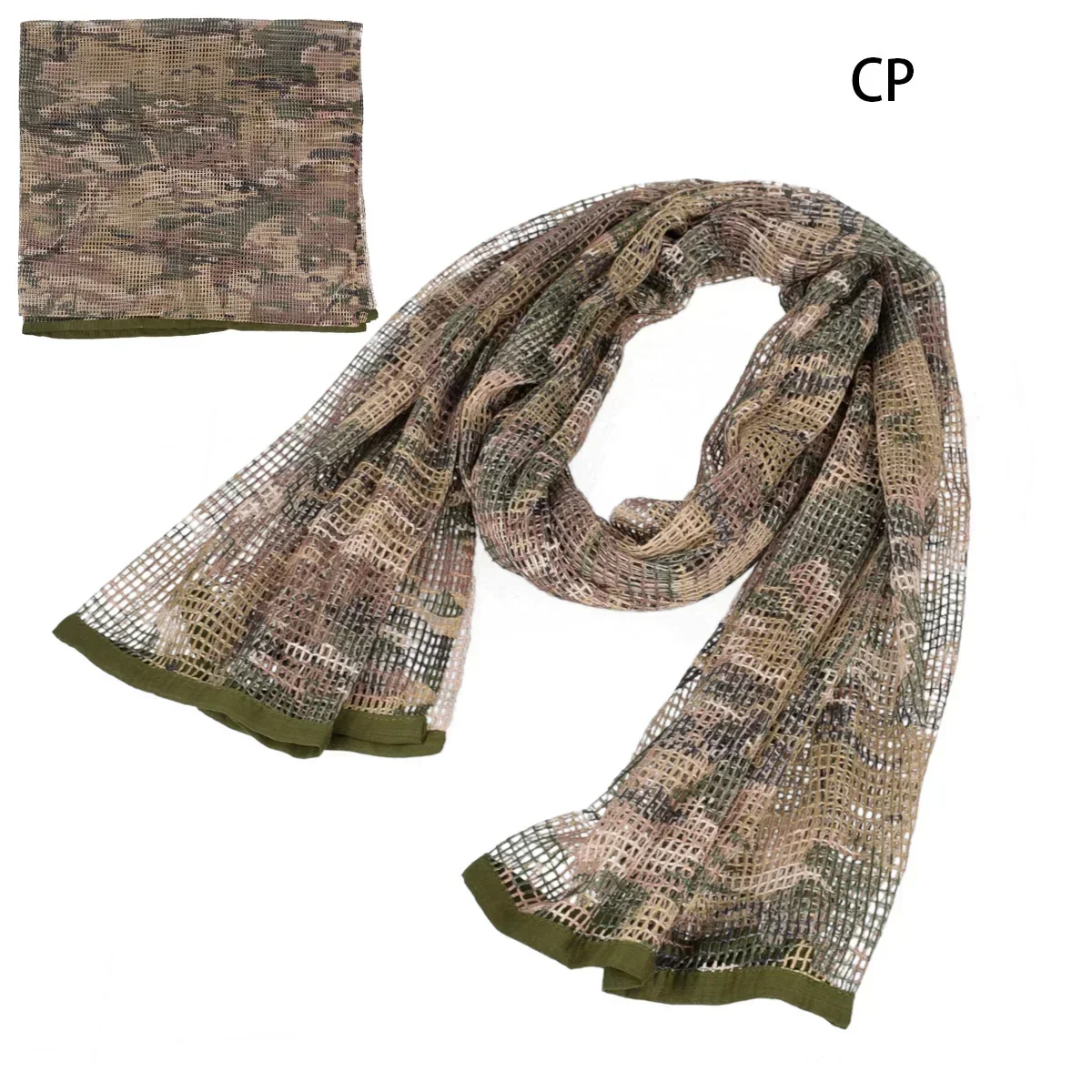 Siatka maskująca chusta kamuflażowa na twarz i głowę, outdoor Cp