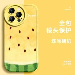 Silikonowe etui ochronne do iPhone z motywem arbuza Style 2536